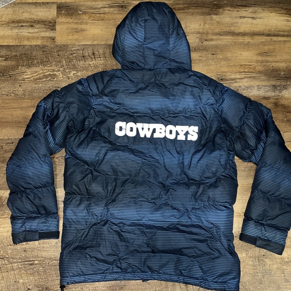 Pro Line Dallas Cowboys Puffer Jacket Size L Large - Picture 6 of 8